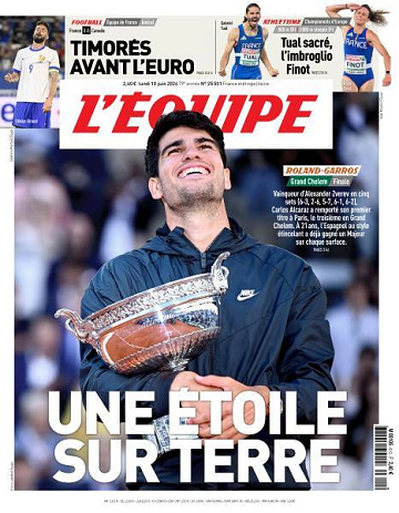 L’equipe du Lundi 10 Juin 2024