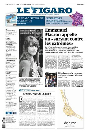 Le Figaro du Jeudi 13 Juin 2024