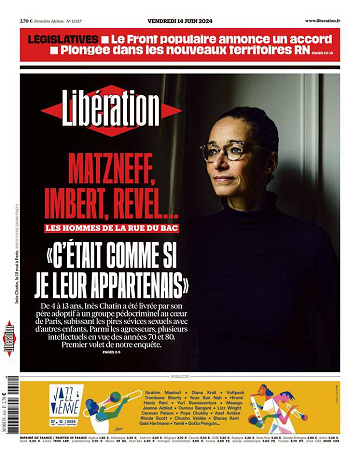 Libération du Vendredi 14 Juin 2024