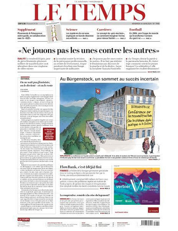 Le Temps - 14 Juin 2024