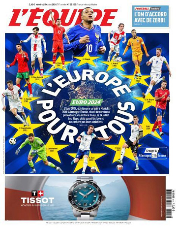 L’equipe du Vendredi 14 Juin 2024