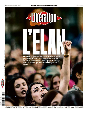 Libération du Samedi 15 et Dimanche 16 Juin 2024