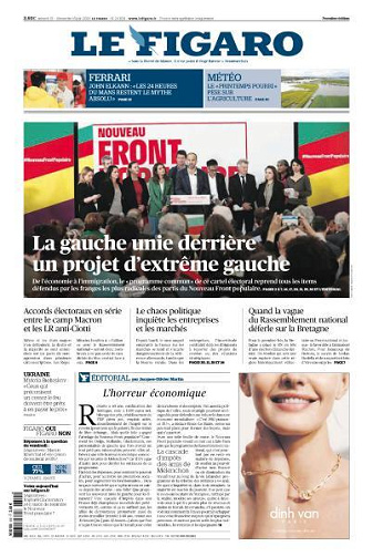 Le Figaro du Samedi 15 et Dimanche 16 2024