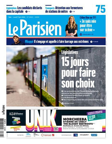Le Parisien - 17 Juin 2024