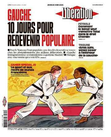 Libération du Jeudi 20 Juin 2024
