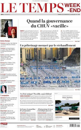 Le Temps - 22-23 Juin 2024