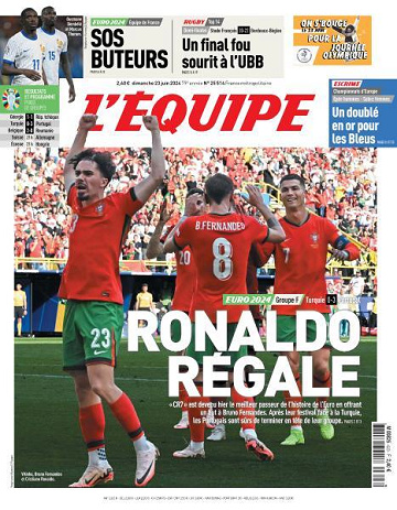 L’equipe du Dimanche 23 Juin 2024