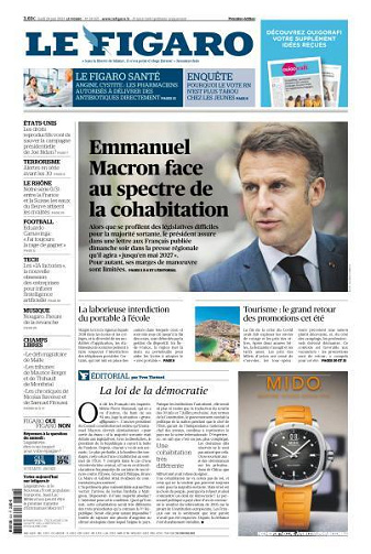 Le Figaro du Lundi 24 Juin 2024