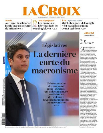 La Croix - 24 Juin 2024
