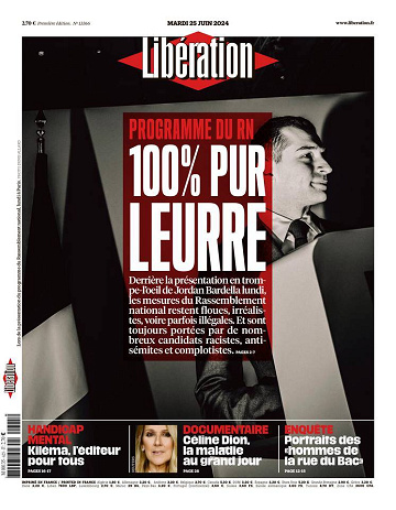 Libération du Mardi 25 Juin 2024