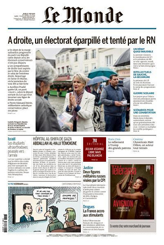 Le Monde du Jeudi 27 Juin 2024
