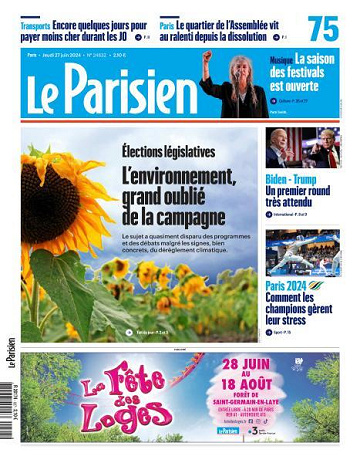 Le Parisien - 27 Juin 2024