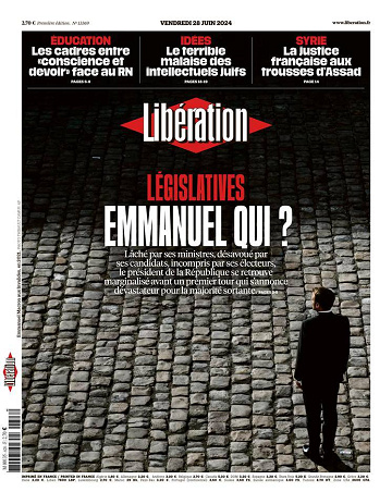 Libération du Vendredi 28 Juin 2024