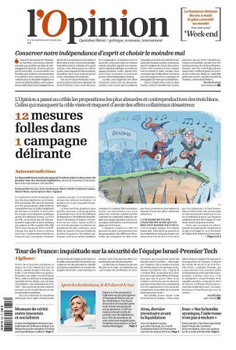 L’Opinion - 28-29 Juin 2024