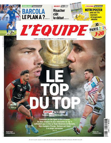 L’equipe du Vendredi 28 Juin 2024