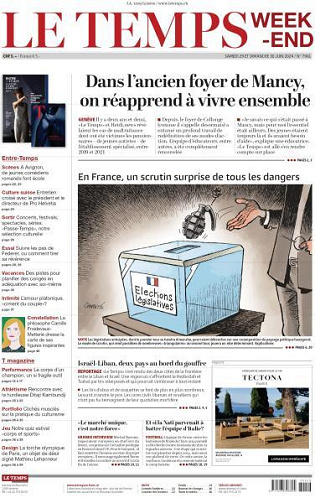 Le Temps - 29-30 Juin 2024