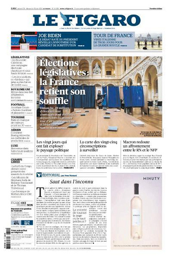 Le Figaro du Samedi 29 et Dimanche 30 Juin 2024