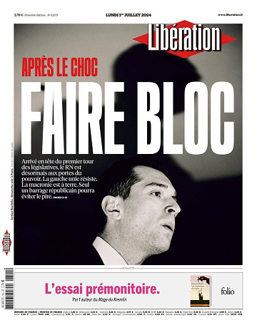 Libération du Lundi 1er Juillet 2024