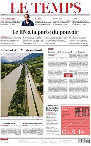 Le Temps - 1er Juillet 2024