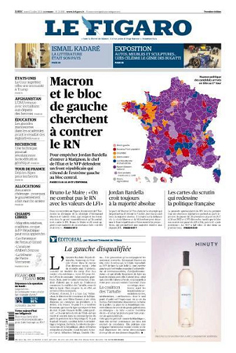 Le Figaro du Mardi 2 Juillet 2024