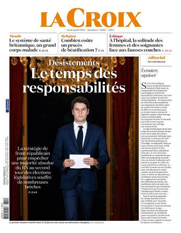 La Croix - 2 Juillet 2024