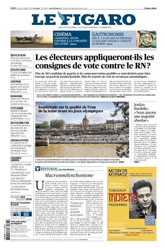 Le Figaro du Mercredi 3 Juillet 2024