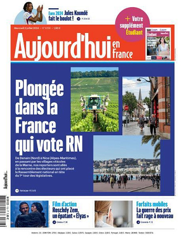 Aujourd’hui en France - 3 Juillet 2024