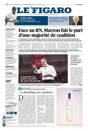 Le Figaro du Jeudi 4 Juillet 2024