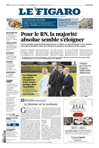 Le Figaro du Vendredi 5 Juillet 2024
