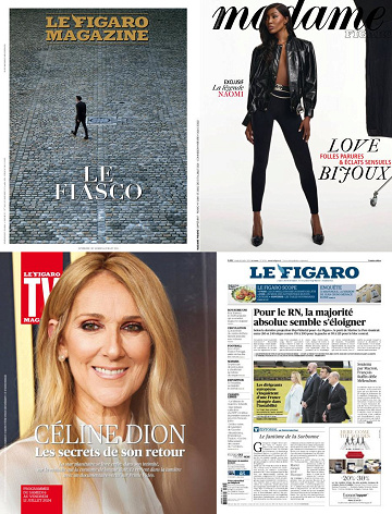 Pack Le Figaro et ses 3 suppléments - Vendredi 5 Juillet 2024