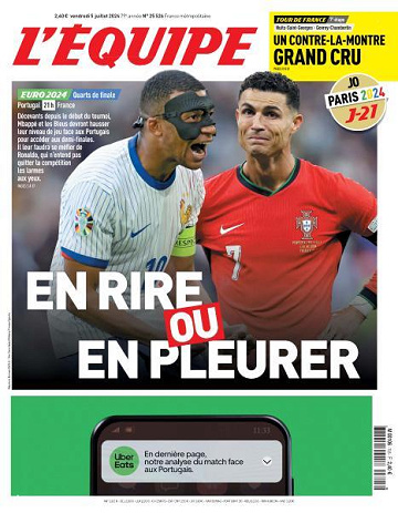 L’equipe du Vendredi 5 Juillet 2024