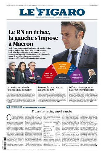 Le Figaro du Lundi 8 Juillet 2024