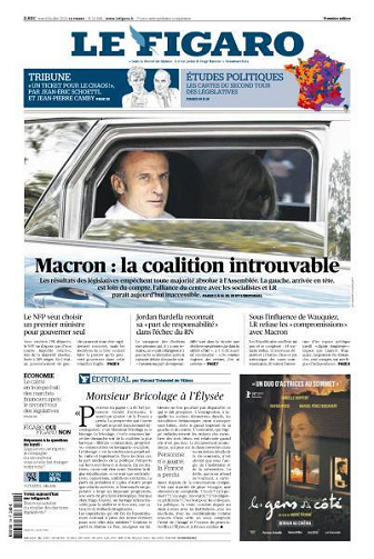 Le Figaro du Mardi 9 Juillet 2024