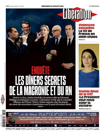 Libération du Mercredi 10 Juillet 2024