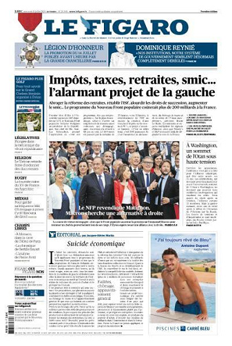 Le Figaro du Mercredi 10 Juillet 2024