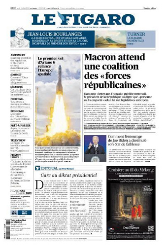 Le Figaro du Jeudi 11 Juillet 2024