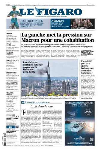 Le Figaro du Vendredi 12 Juillet 2024