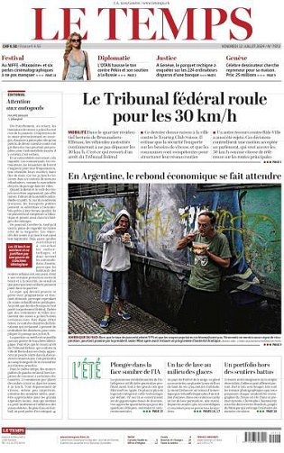 Le Temps - 12 Juillet 2024