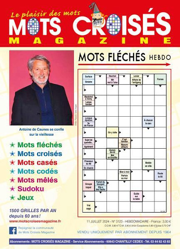 Mots Croisés Magazine - 11 Juillet 2024