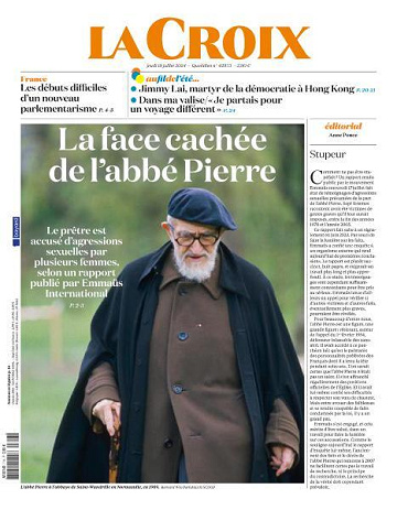La Croix - 18 Juillet 2024
