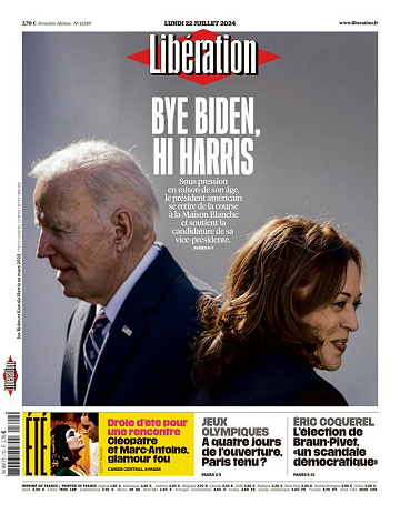 Libération du Lundi 22 Juillet 2024