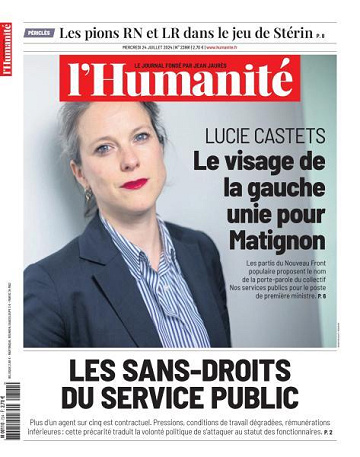 L’Humanite - 24 Juillet 2024