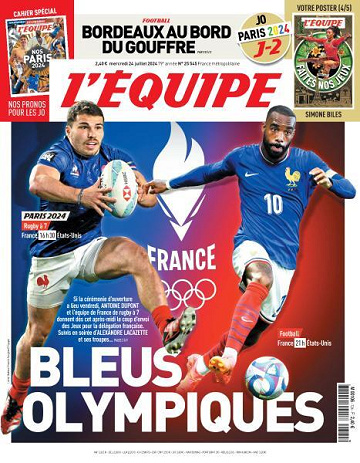 L’equipe du Mercredi 24 Juillet 2024