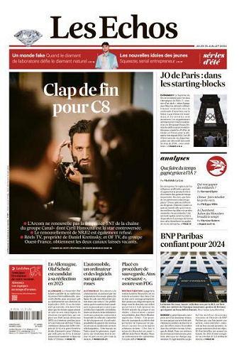 Les Echos du Jeudi 25 Juillet 2024