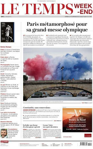 Le Temps - 27-28 Juillet 2024