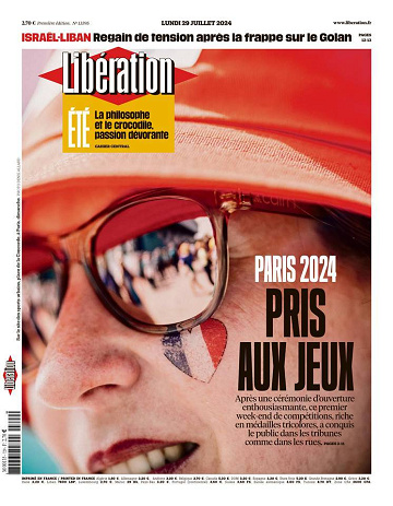 Libération du Lundi 29 Juillet 2024