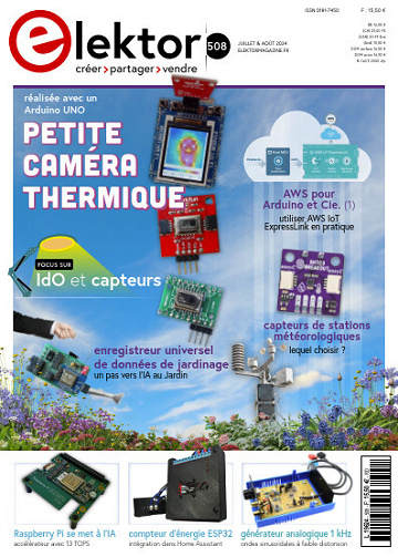Elektor N°508 - Juillet Aout 2024