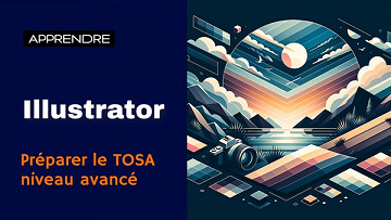 Elephorm - Apprendre Illustrator - Préparer le TOSA Niveau avancé (2024)