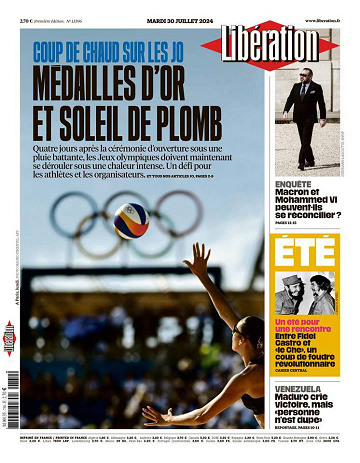 Libération du Mardi 30 Juillet 2024