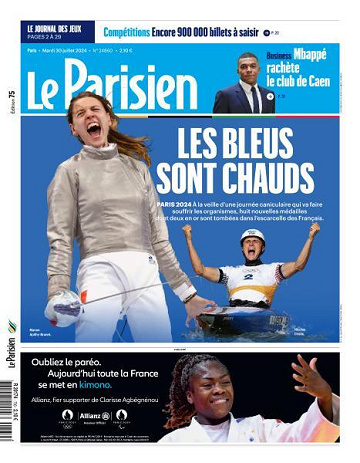 Le Parisien - 30 Juillet 2024